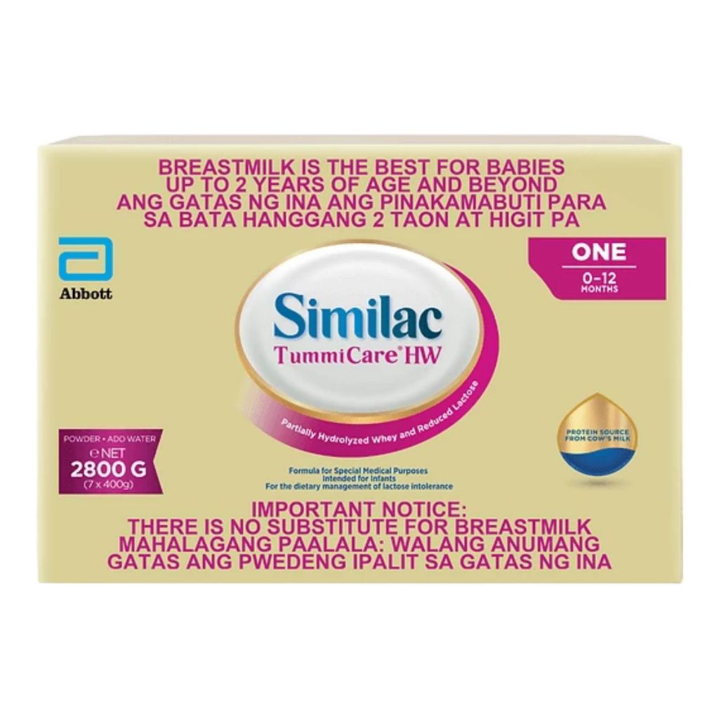 Similac Tummicare HW One 2.8kg for 0-12 Months Old Infant Formula