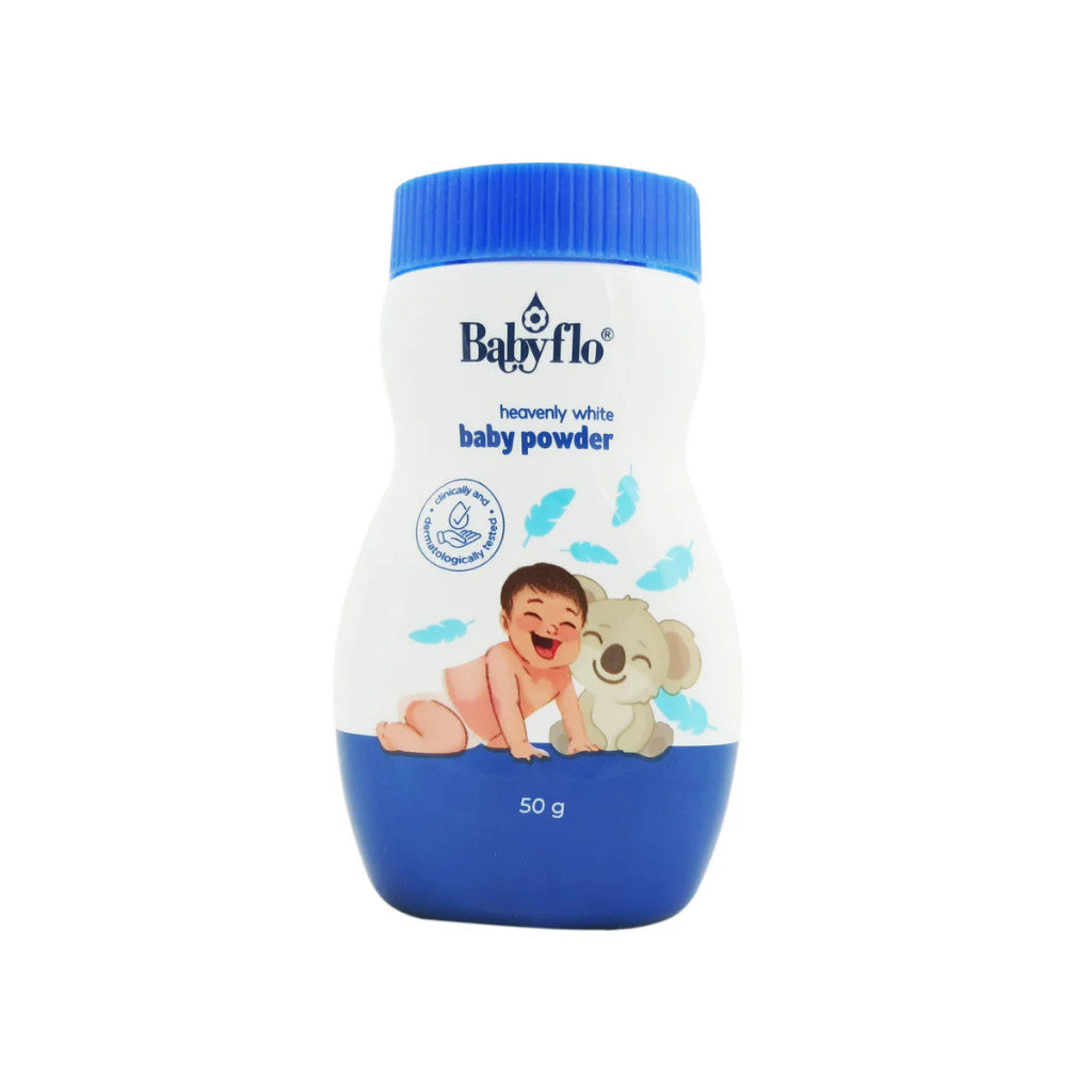 Babyflo Baby Powder Heavenly White 50g