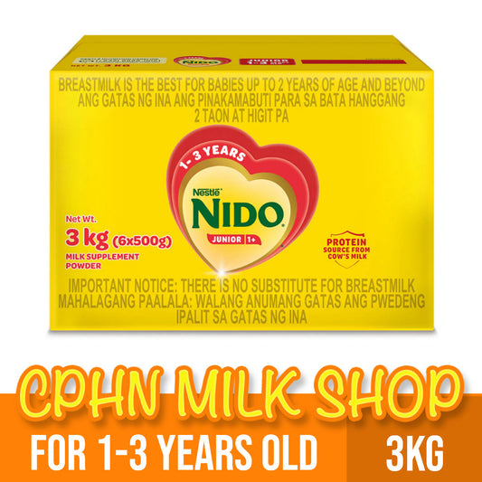 NIDO Junior 3kg for 1-3 Years Old Milk Supplement