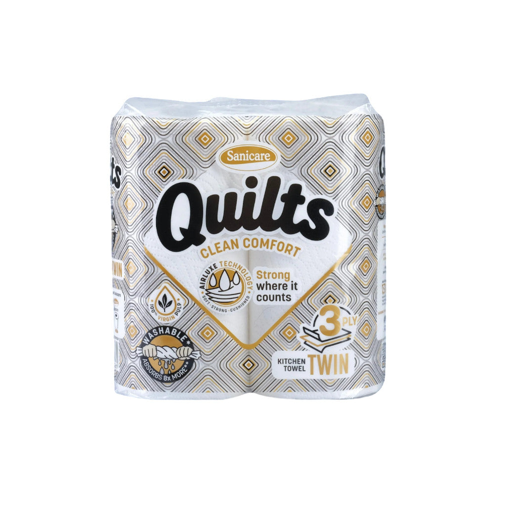 Sanicare Quilts Kitchen Towel Twin 3-ply