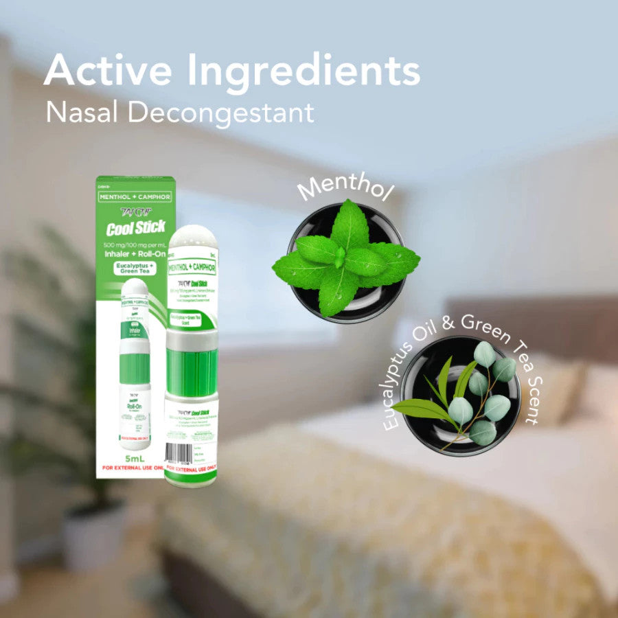 Tai Chi Cool Stick Liniment/Inhaler (Lavender Scent | Eucalyptus & Green Tea Scent)