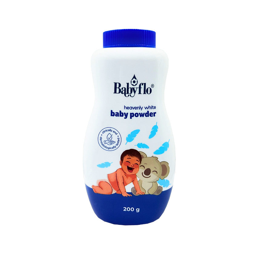 Babyflo Baby Powder Heavenly White 200g