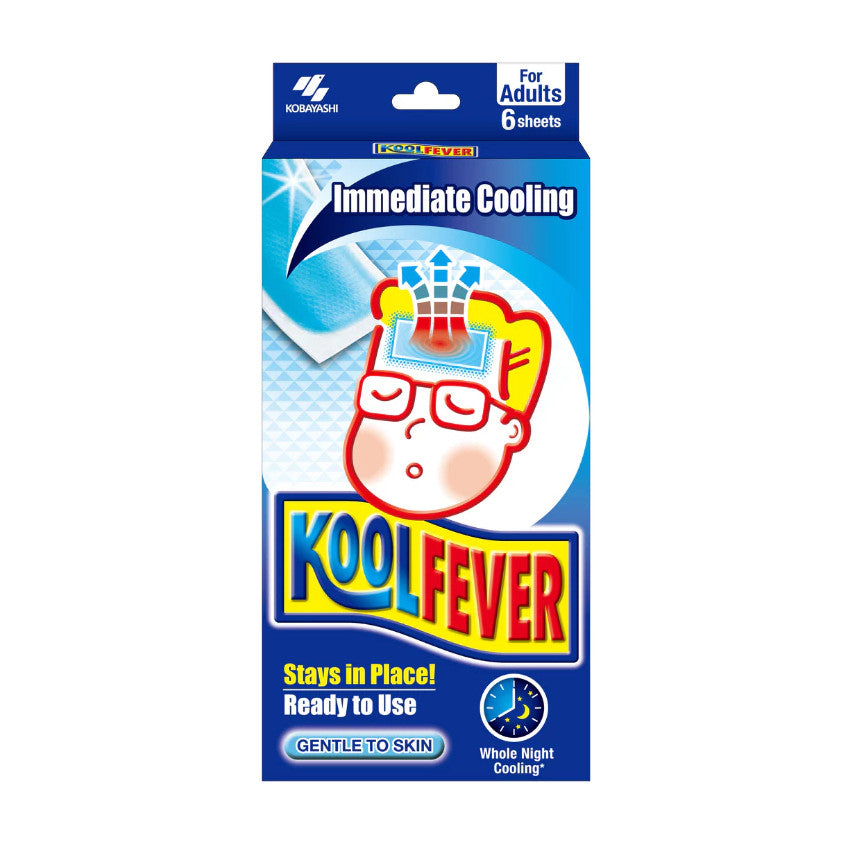 KOOLFEVER Cooling Gel for Kids 6 Sheets