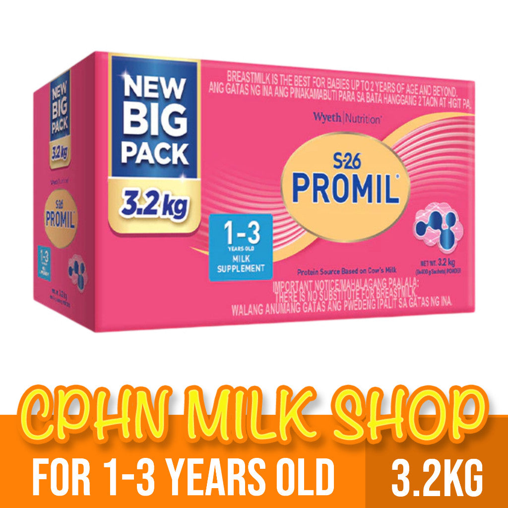 S-26 PROMIL THREE 3.2kg for 1-3 Years Old Milk Supplement
