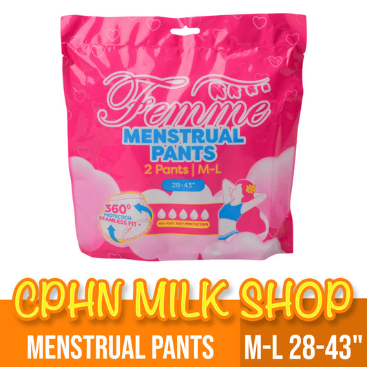 Femme Menstrual Pants – Medium-Large 2 Pcs/Pack
