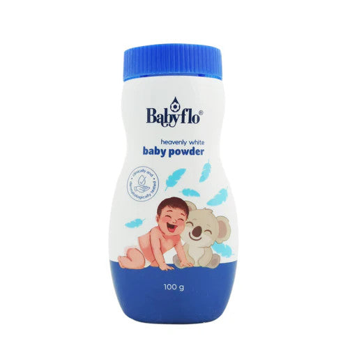 Babyflo Baby Powder Heavenly White 100g
