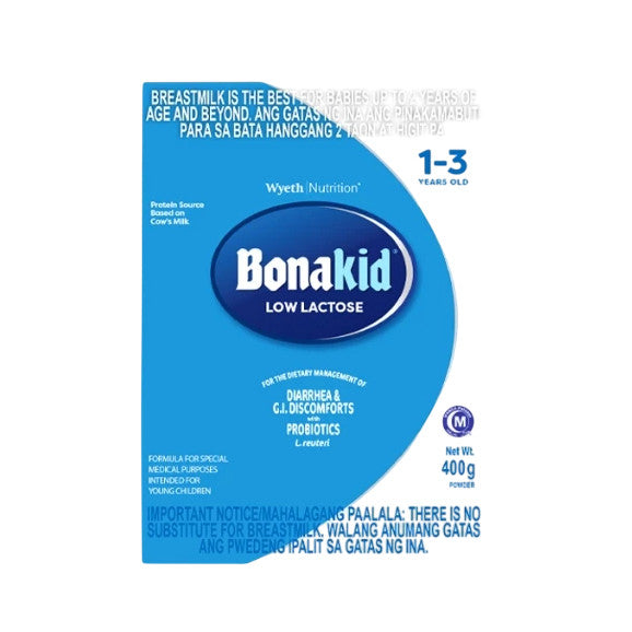 BONAKID Low Lactose 400g for 1-3 Years Old Milk Supplement