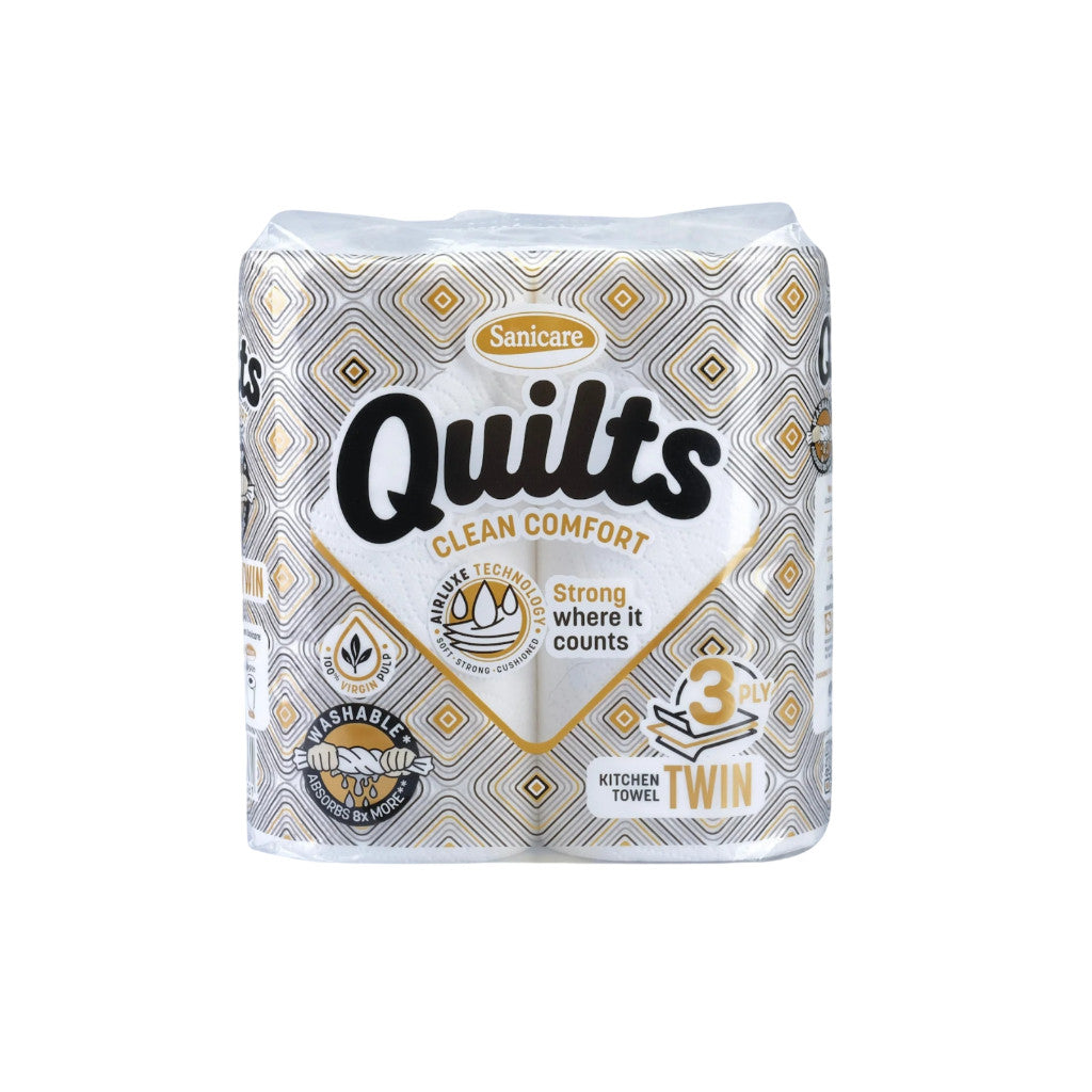 Sanicare Quilts Kitchen Towel Twin 3-ply