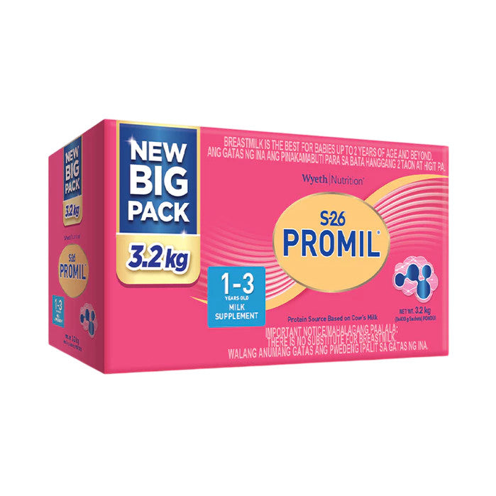 S-26 PROMIL THREE 3.2kg for 1-3 Years Old Milk Supplement