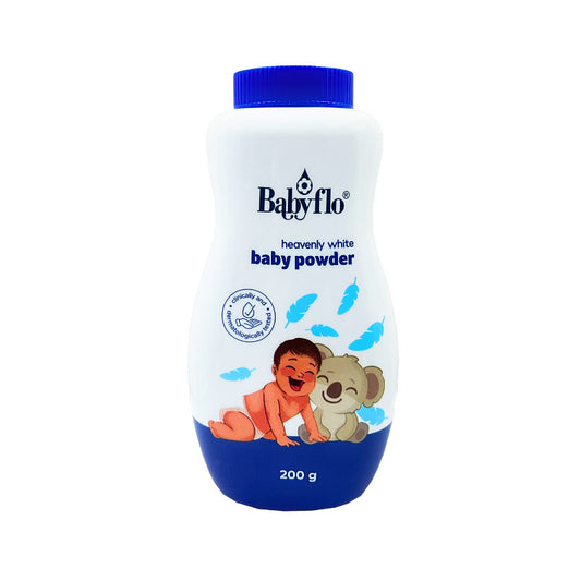 Babyflo Baby Powder Heavenly White 200g