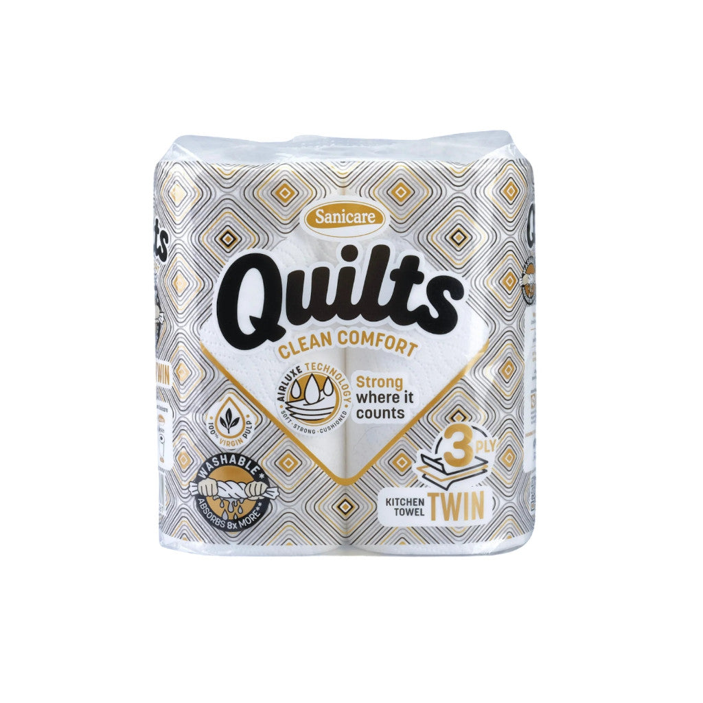 Sanicare Quilts Kitchen Towel Twin 3-ply