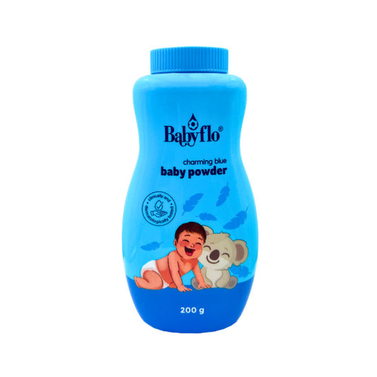 Babyflo Baby Powder Charming Blue 200g