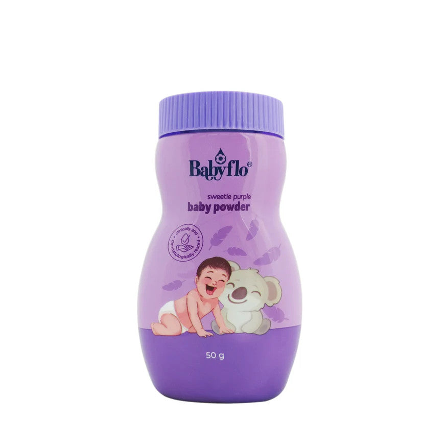 Babyflo Baby Powder Sweetie Purple 50g