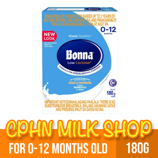 BONNA Low Lactose 180g for 0-12 Months Old Infant Formula