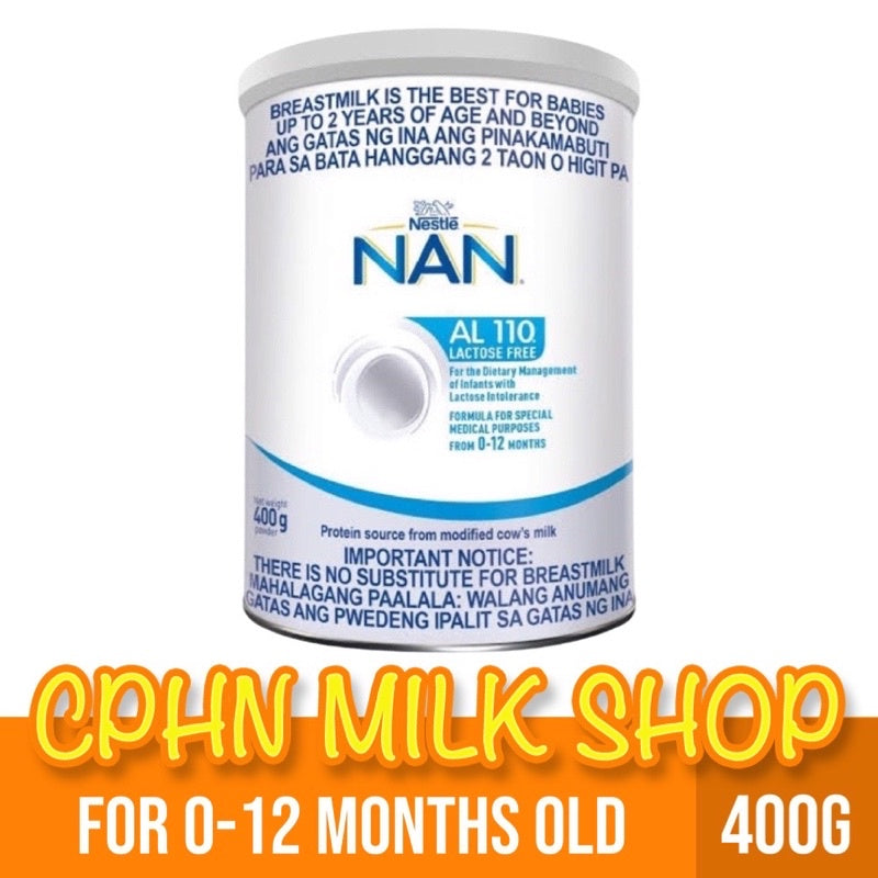 NESTLÉ NAN AL 110 400g for 0-12 Months Old Infant Formula