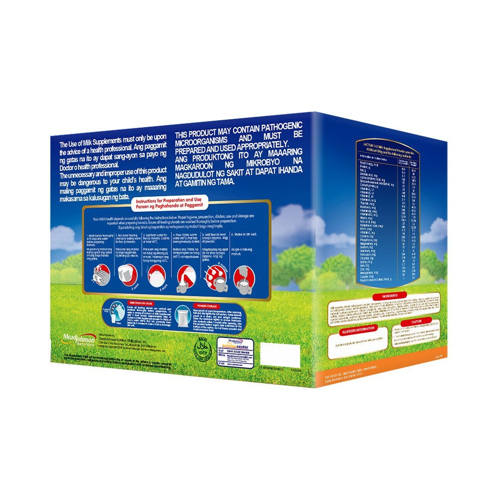 Lactum for 1-3 Years Old 3kg Plain Milk Supplement
