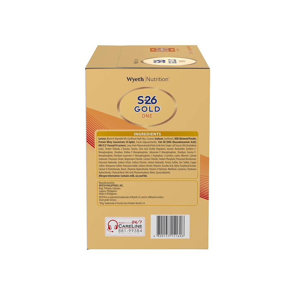S-26 GOLD® ONE 2.4kg for 0-6 Months Old Infant Formula