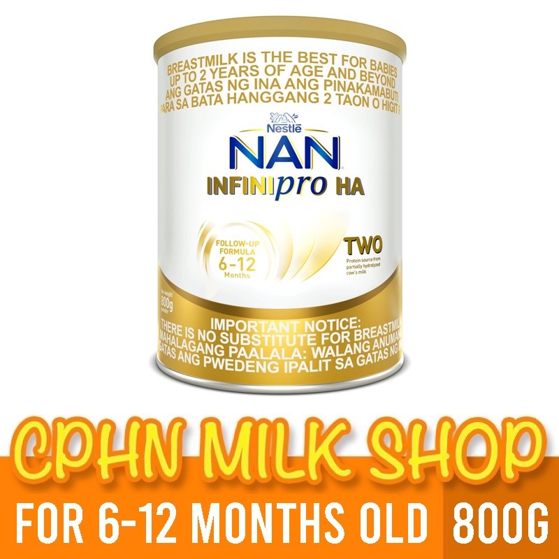 NAN® INFINIPRO® HA Two 800g for 6-12 Months Old Infant Formula