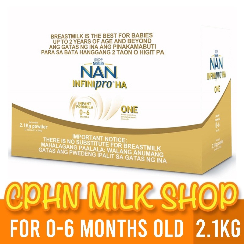 NAN INFINIPRO HA One 2.4kg for 0-6 Months Old Infant Formula