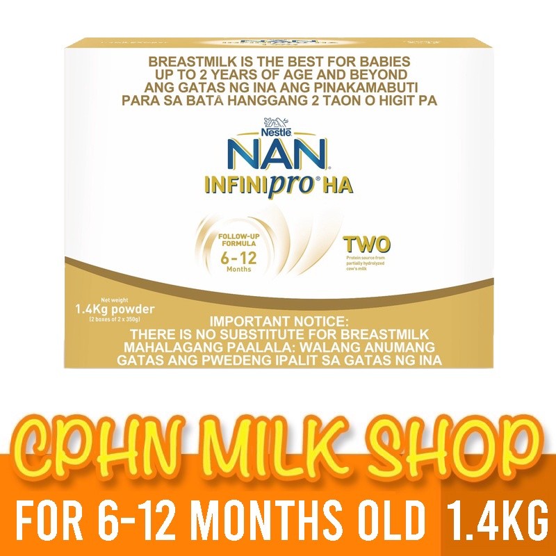 NAN® INFINIPRO® HA Two 1.2kg for 6-12 Months Old Infant Formula