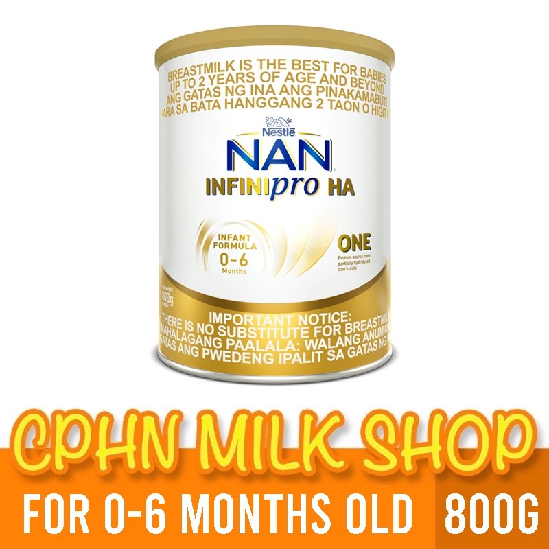 NAN INFINIPRO HA One 800g for 0-6 Months Old Infant Formula