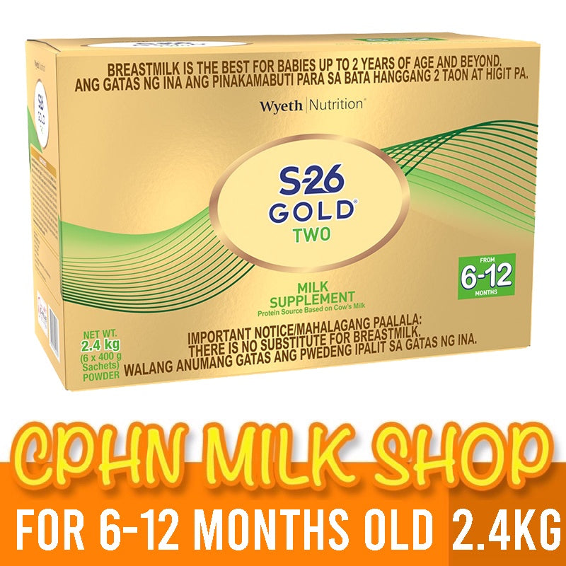 S-26 GOLD® TWO 2.4kg for 6-12 Months Old Infant Formula
