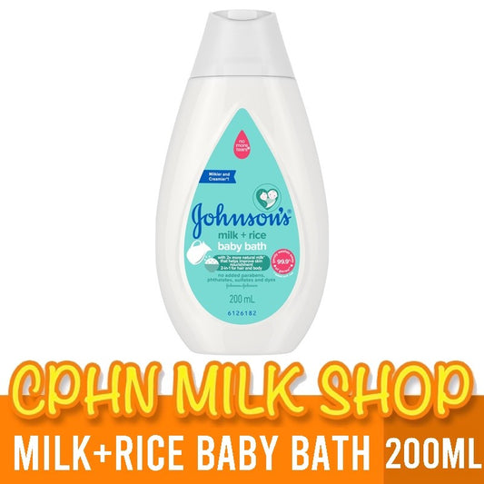 Johnson's Milk+Rice Baby Bath 200ml