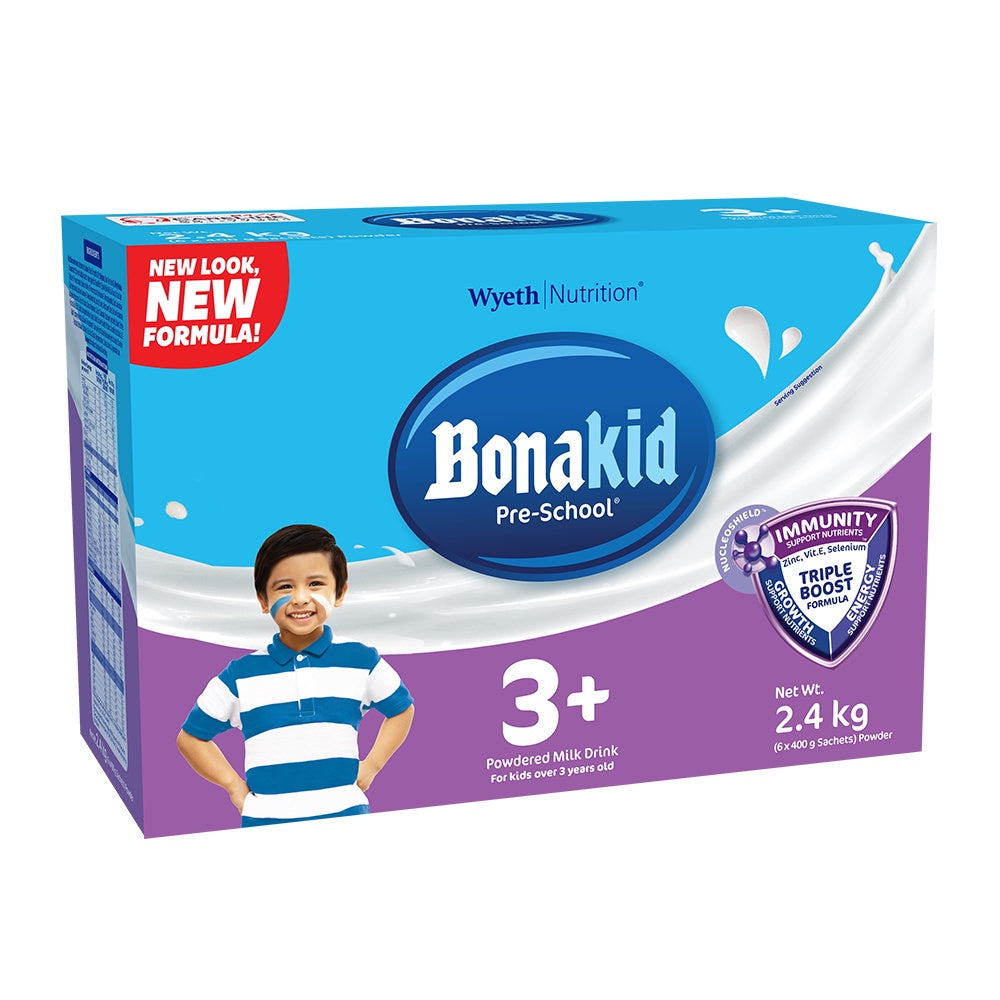 BONAKID PRE-SCHOOL® 3+ 2.4kg for Children Over 3 Years Old Powdered Milk Drink