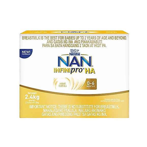 NAN INFINIPRO HA One 2.4kg for 0-6 Months Old Infant Formula