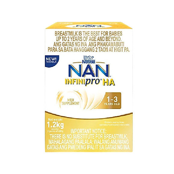 NAN InfiniPro HA Three 1.2kg for 1-3 Years Old Milk Supplement