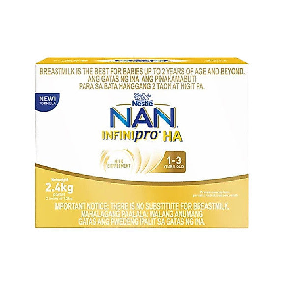NAN INFINIPRO HA Three 2.4kg for 1-3 Years Old Milk Supplement